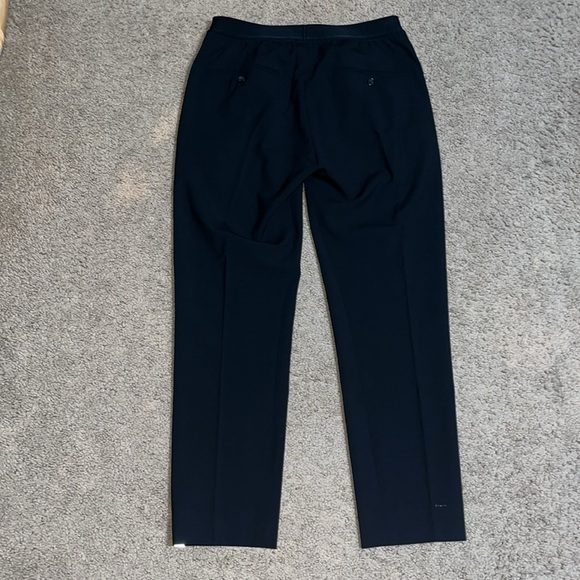 Helmut Lang Reflective-Trimmed Stretch Italian Wool Trouser Black Small - Picture 6 of 9